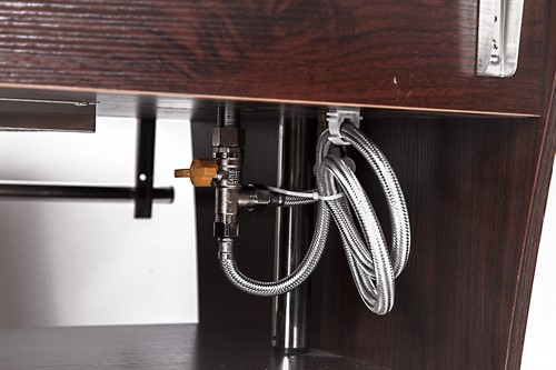 Tömningskran med överfyllnadsskydd