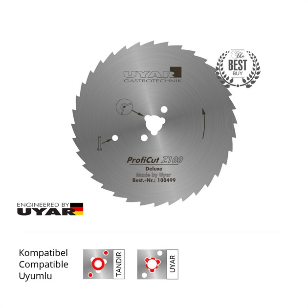 UYAR Tandat knivblad 100mm