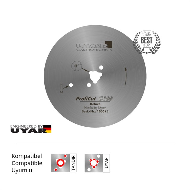 UYAR Slät knivblad 100mm