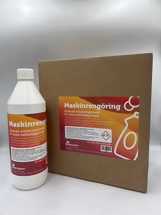 Maskinrengöring kalkmedel