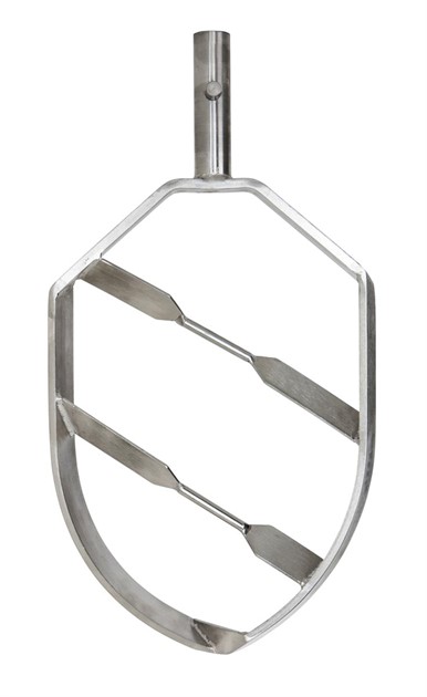 40 lit blandningsspade i rostfritt