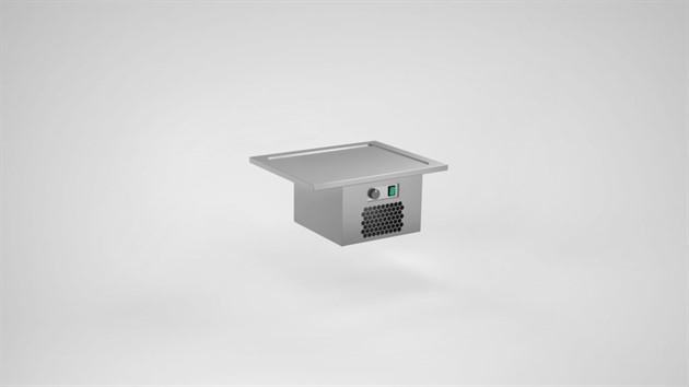 Drop in kylplatta för 2 GN-kantiner