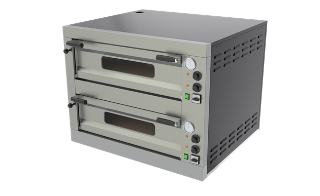 RM Gastro pizzaugn 2 vån 2x4 pizzor E-8