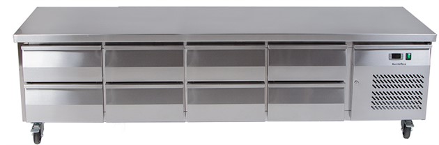 Grillkylbänk 8 draglådor